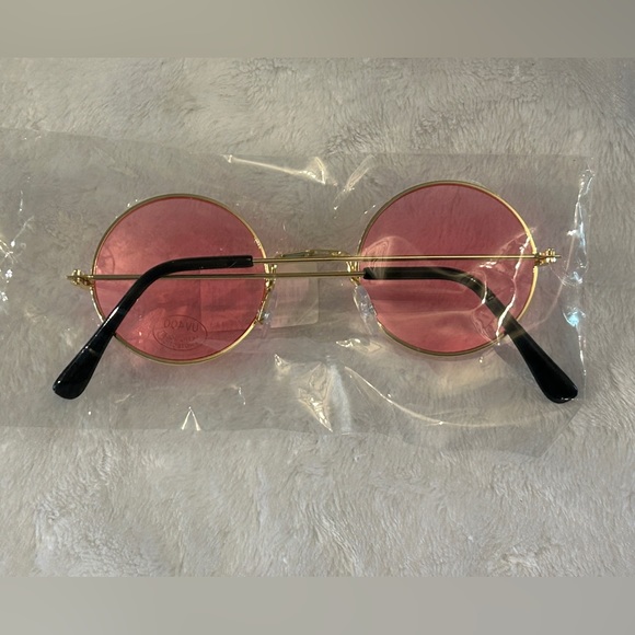 Pink Round Lens Sunglasses - Picture 9 of 11